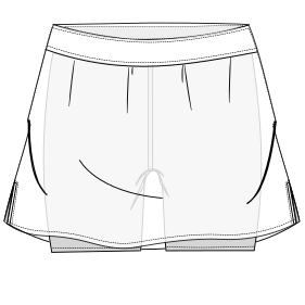 Fashion sewing patterns for Skirt Leggings 7646